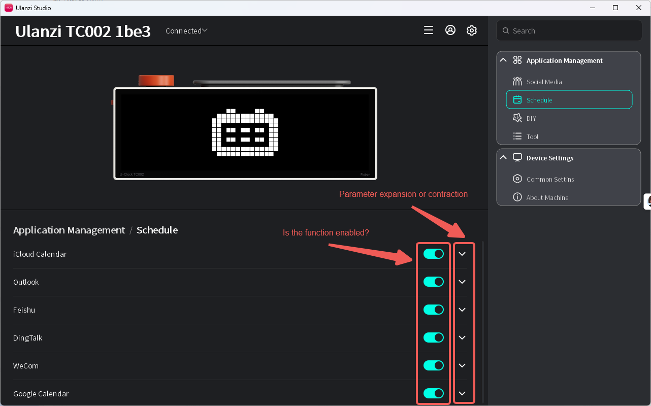Calendar controls